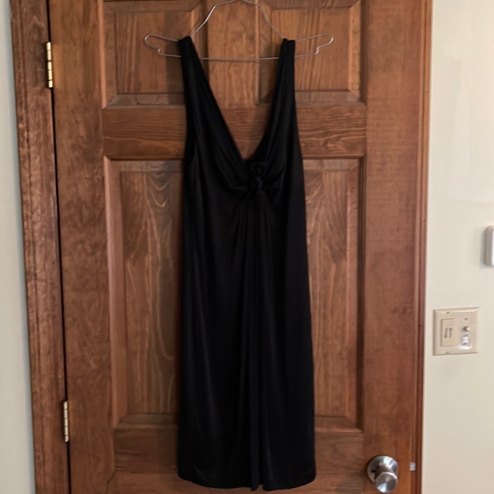 Black mini dress